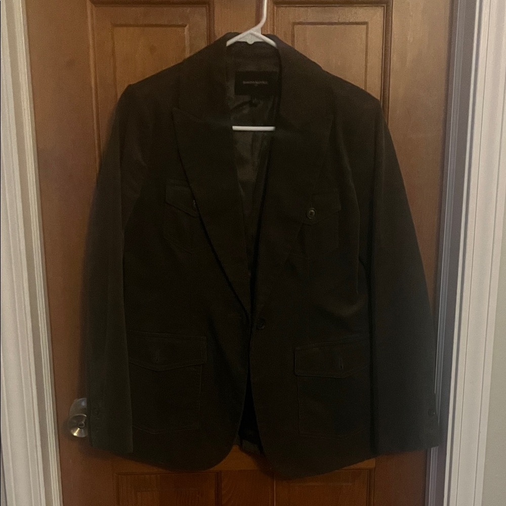 Banana Republic Factory corduroy Dark green Blazer
